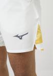 Спортивные шорты Mizuno DAYBREAKERS 8 INCHES AMPLIFY SHORT, White/Citrus/White - фото 8