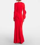 Макси-платье с драпировкой Victoria Beckham, Cayenne - фото 3