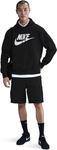 Худи Nike Club Pull-over Fleece Hoodie, цвет Black/Black/White - фото