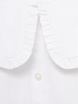 Блуза MANGO KIDS CARMEN, белый - фото 4