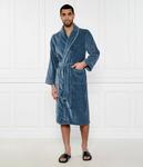 Халат тьяго Regular fit Boss, синий - фото