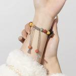 Ремешок Huawei Совместимость Материал бусины 127мм~231мм CHENSONG, Черный котенок+Белый щенок - фото 8