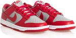 Мужские кроссовки Nike Dunk Low, Med Grey/Varsity Red/White - фото 6