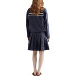 Мини-юбка плиссе из нейлона PRADA, синий - фото 4