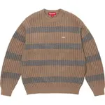 Свитер Loose Gauge Stripe Small Box Supreme, розовый - фото 3