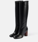 Кожаные сапоги до колена CO, черный - фото 4