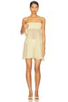 Мини-платье Sahar Ser.O.Ya, pastel yellow - фото 2