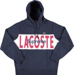 Толстовка Supreme x Lacoste Logo Panel Hooded Sweatshirt 'Navy', синий - фото 2