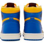 Кроссовки Air Jordan 1 Retro High OG 'Reverse Laney', желтый/синий - фото 5