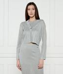 Блуза Cropped fit Armani Exchange, серебряный - фото