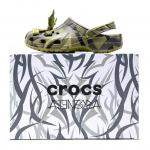 Сабо Crocs Classic x CLOT Unisex, зеленый - фото 6