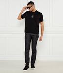 Футболка Armani Exchange с логотипом по центру, черный - фото 2