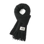 Jeep Вязаный шарф унисекс, Black - фото