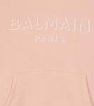 Хлопковый худи с логотипом Balmain Kids, 500-Rosa - фото 3