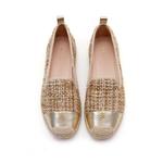 Эспадрильи женские желтые/золотые Marie Claire - фото 3