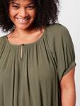 Блузка KAFFE CURVE Ami, оливковый - фото 3