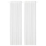 Шторы Ikea Silverlonn Woven, 2 штуки, 145x250 см, белый - фото
