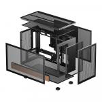 Корпус DeepCool CH160 Wood Grain Edition, Mini Tower, черный - фото 7