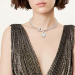 Колье Tiffany & Co. Return to Tiffany Heart Tag, серебро/бриллиант - фото 6