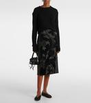 Балетки Luna из вышитой сетки Le Monde Béryl, черный - фото 3