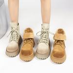 Ботинки Martin Boot женские Take The Qin, желтый - фото 7