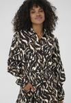 Платье Kaffe Shirt dress, Black Brown Graphic Animal/Black - фото 4