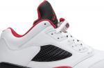 Кроссовки Air Jordan 5 Retro Low Fire Red 2016, белый - фото 2