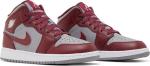Кроссовки Air Jordan 1 Mid GS Cherrywood Red, красный - фото 8