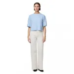 Свитер Pieces Silly short sleeve, синий - фото 5