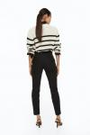 Брюки-сигареты H&M женские, черный - фото 6