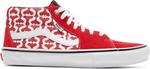 Кеды Vans Supreme x Grosso Mid Monogram S - Red, красный - фото