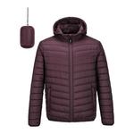 Пуховик Outdoor Ventures Men's (Fold In Bag), бордовый - фото 2