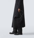 Сумка-почтальон из замши Dries Van Noten, Black - фото 2