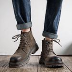 Мужские ботинки Cahhrrn X Martin Boot Men Beige Shupate - фото 16