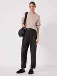 Брюки зауженные из шерстяной смеси HUSH, Black - фото 2