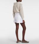 Плиссированные хлопковые шорты Brunello Cucinelli, Bianco - фото 3