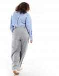 Брюки женские ASOS Curve свободного кроя, серый - фото 2