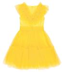 Платье из тюля Monnalisa, желтый - фото 4