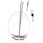 Вязаный рыболовный крючок SN Hook окрашен в неоново-красный цвет CAPERLAN - фото 4