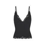 Майка Skims Fits Everybody Lace Triangle, черный - фото