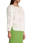 Блузка Rebecca Taylor с вышивкой Sarah, gardenia - фото 4