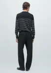 Брюки Massimo Dutti, Metallic Black - фото 3