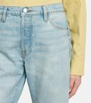 Джинсы Le Slouch низкой посадки с эффектом поношенности Frame, Limelight - фото 4