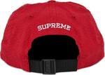 Бейсболка Supreme Seersucker S Logo 6-Panel, красный - фото 4