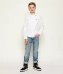 Рубашка regular fit Boss Kidswear, белый - фото 2