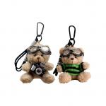 TBoML Плюшевый кулон, Flash Camera Bear+Black and Green Sweater Bear - фото