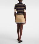 Хлопковая мини-юбка Miu Miu, Corda - фото 3