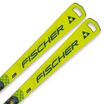 Fischer Высокопроизводительные двухслойные лыжи для мужчин и женщин, профессиональные, соревнования, ярко-желтая, 160 см - фото 2