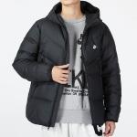 Куртка Nike Hooded Puffer, черный - фото 4