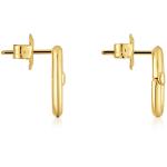 Серьги Tous Small Hold Oval, позолоченное серебро - фото 2